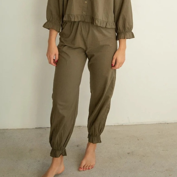 Pants - Sonderhaus Ophelia pant- moss